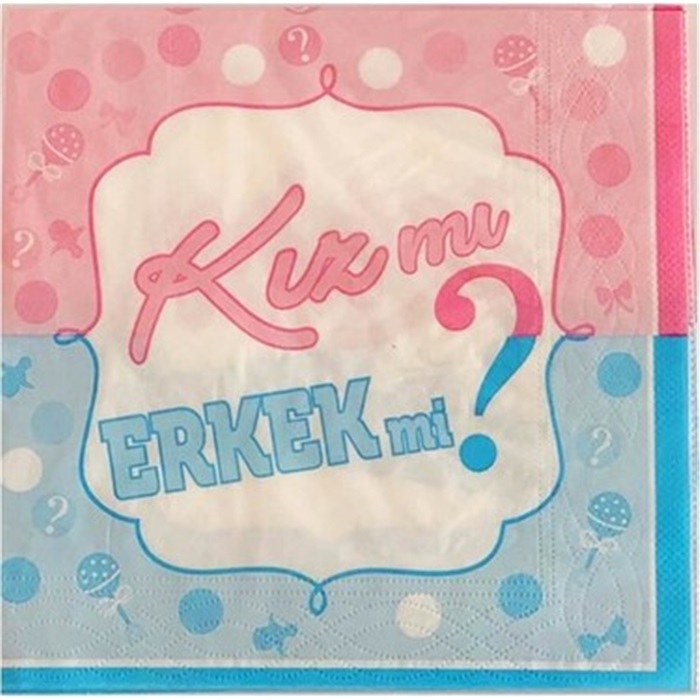 Cinsiyet Belirleme Partisi Peçete