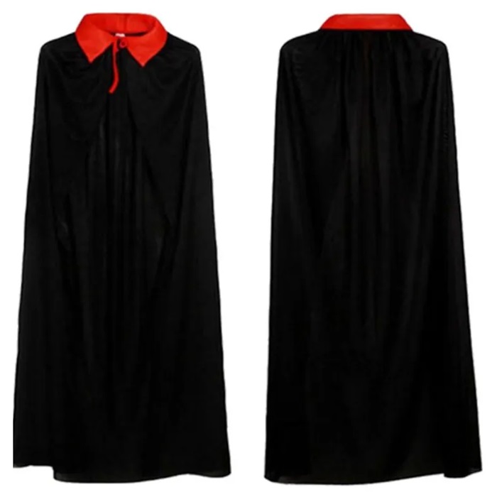 Çocuk Cadılar Bayramı Kırmızı Yakalı Pelerin