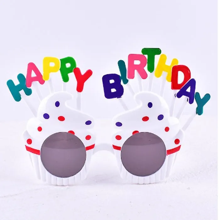 Cupcake Beyaz Parti Gözlük