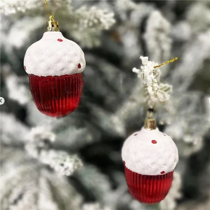 Cupcake Yılbaşı Ağaç Süsü