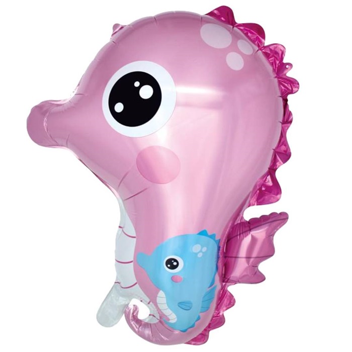 Deniz Atı Folyo Balon Pembe