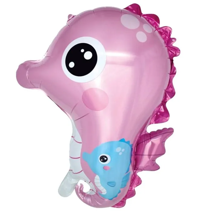 Deniz Atı Folyo Balon Pembe