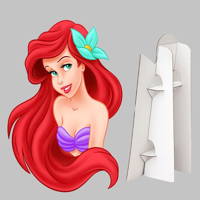 Deniz Kızı Ariel Ayaklı Pano