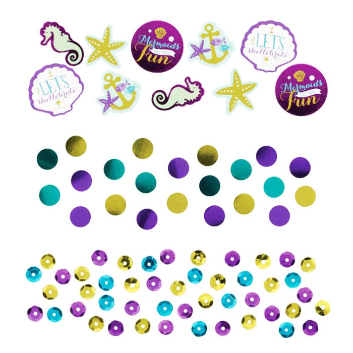 Amscan Deniz Kızı Figürlü Masa Süsleme Konfetisi