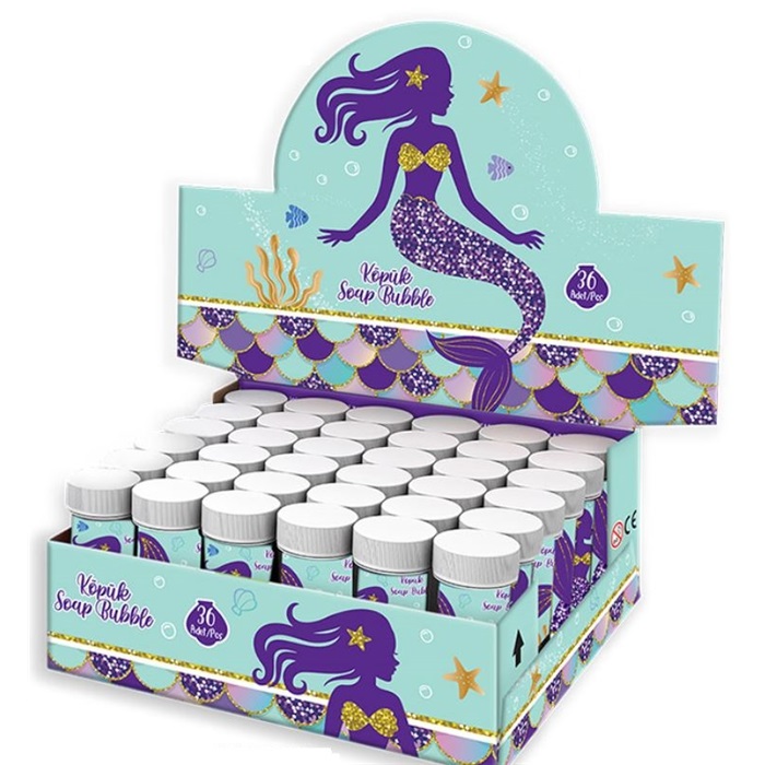 Deniz Kızı Temalı Köpük Baloncuk