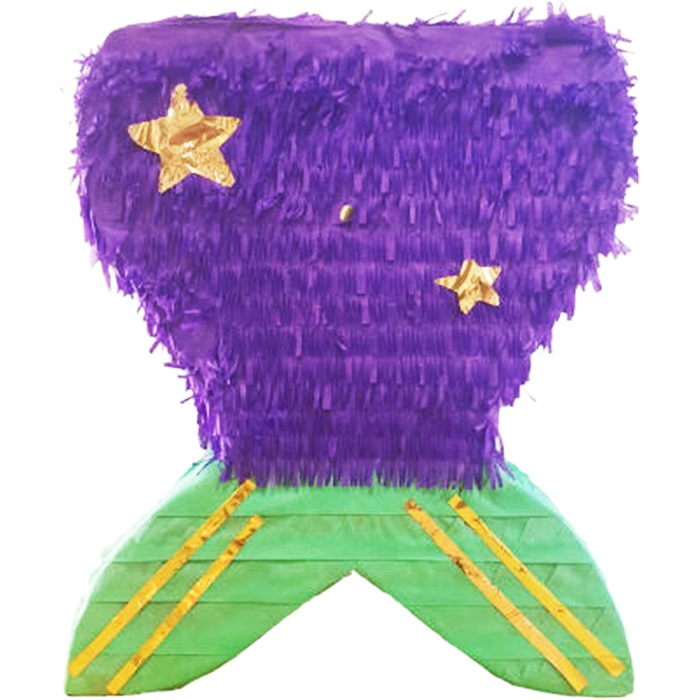 Deniz Kızı Kuyruğu Şekilli Pinyata