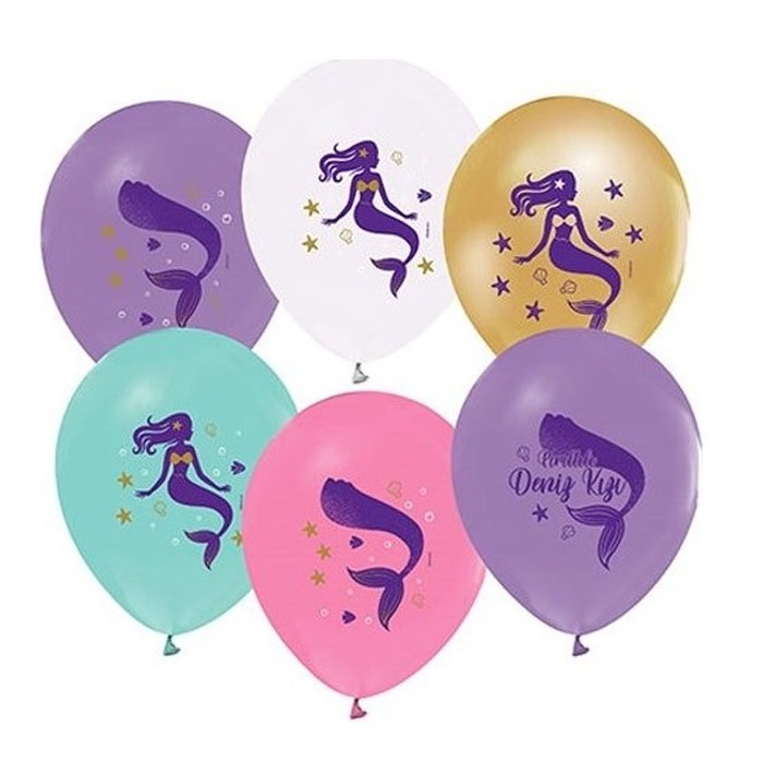 Deniz Kızı Temalı Balon