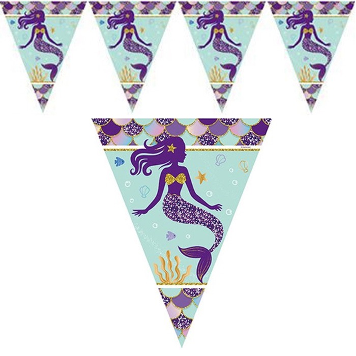 Deniz Kızı Temalı Bayrak Set