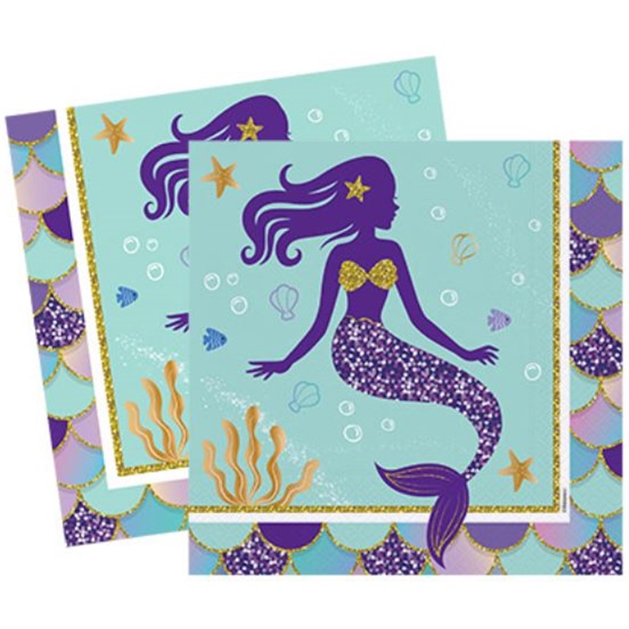 Deniz Kızı Temalı Kağıt Peçete