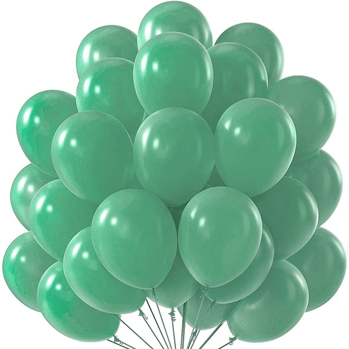 Deniz Yeşili Renkli Pastel Balon