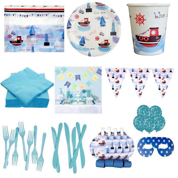 Denizci Doğum Günü Parti Seti Mini