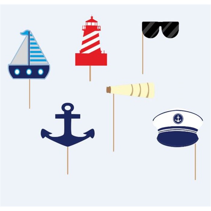 Denizci Temalı Konuşma Balonu Seti