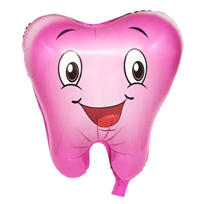 Pembe Renkli Diş Buğdayı Folyo Balon