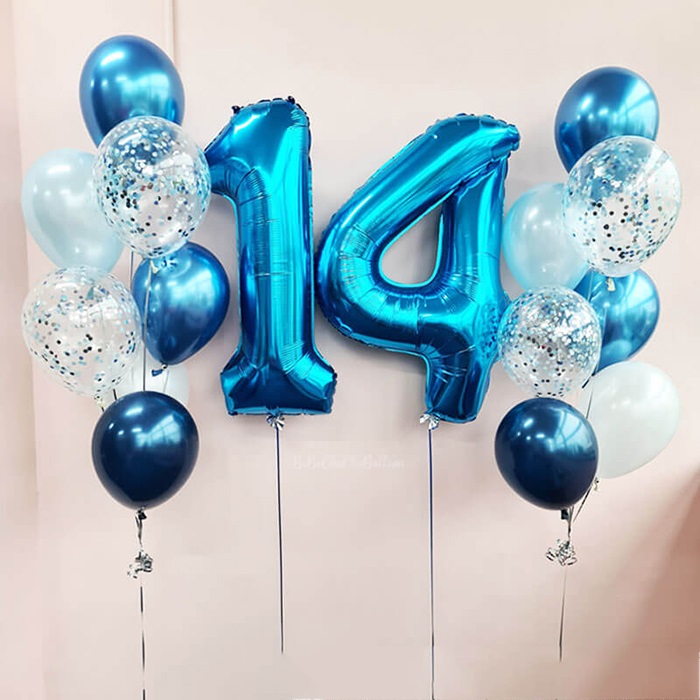 Doğum Günü Rakamlı Uçan Balon Seti