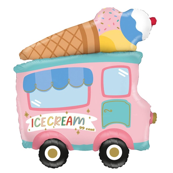 Dondurma Arabasi Folyo Balon