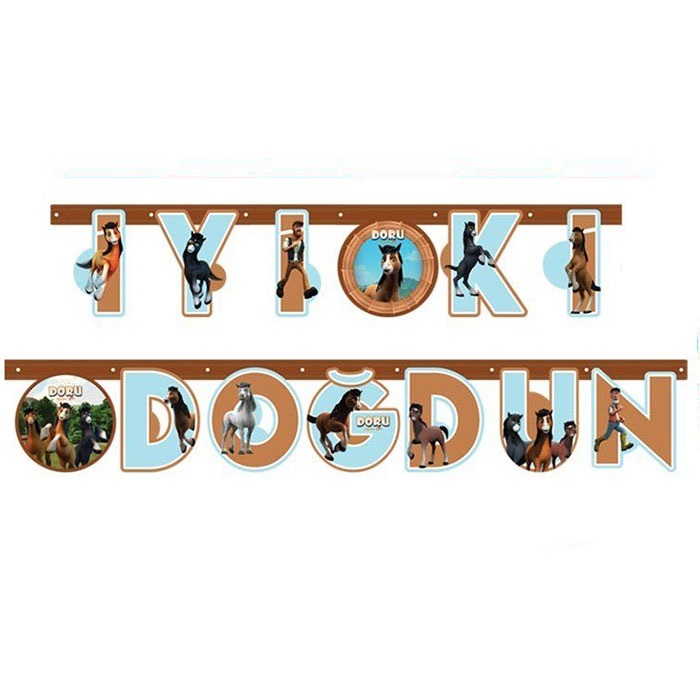 Doru Temalı İyi Ki Doğdun Yazı