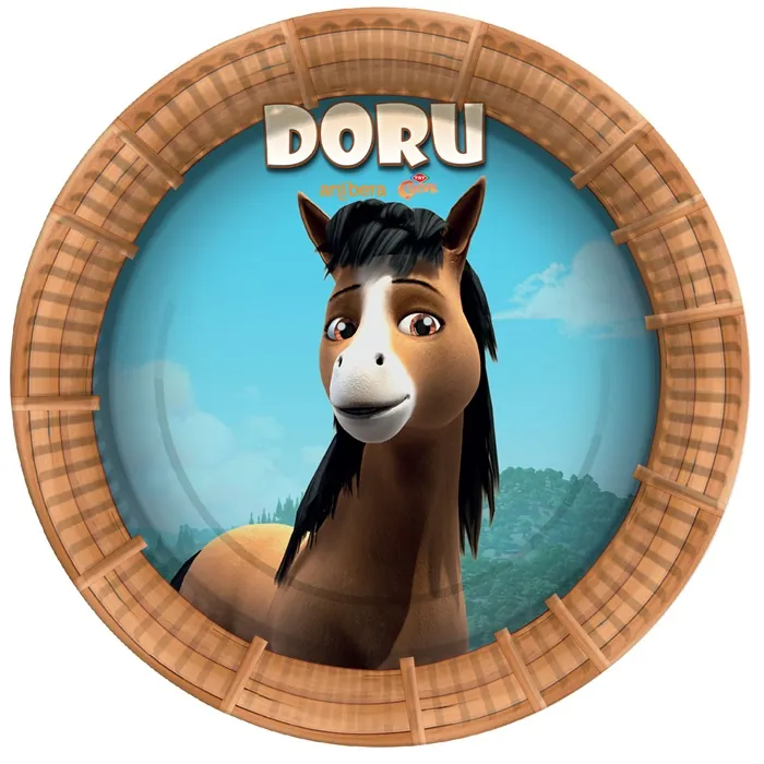Doru Temalı Tabak