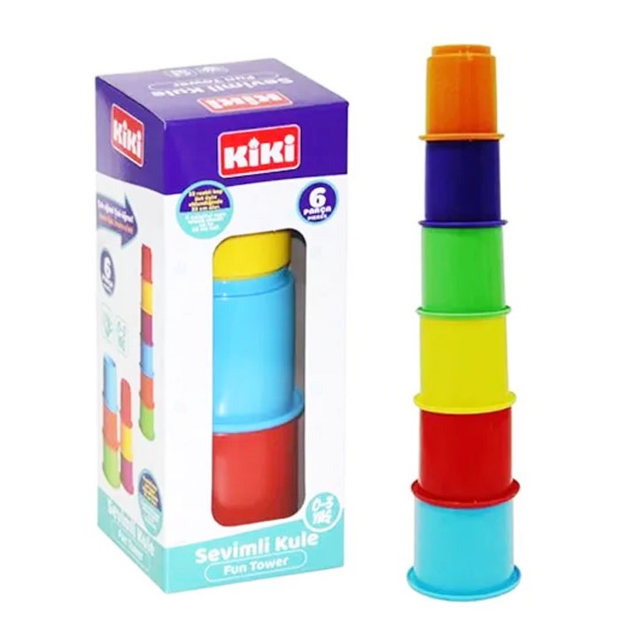 Eğitici Eğlenceli Bardak Oyuncak