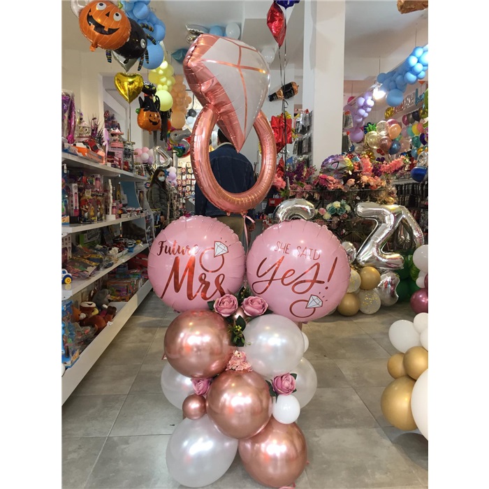 Evlilik Teklifi Balon Buket Aranjman