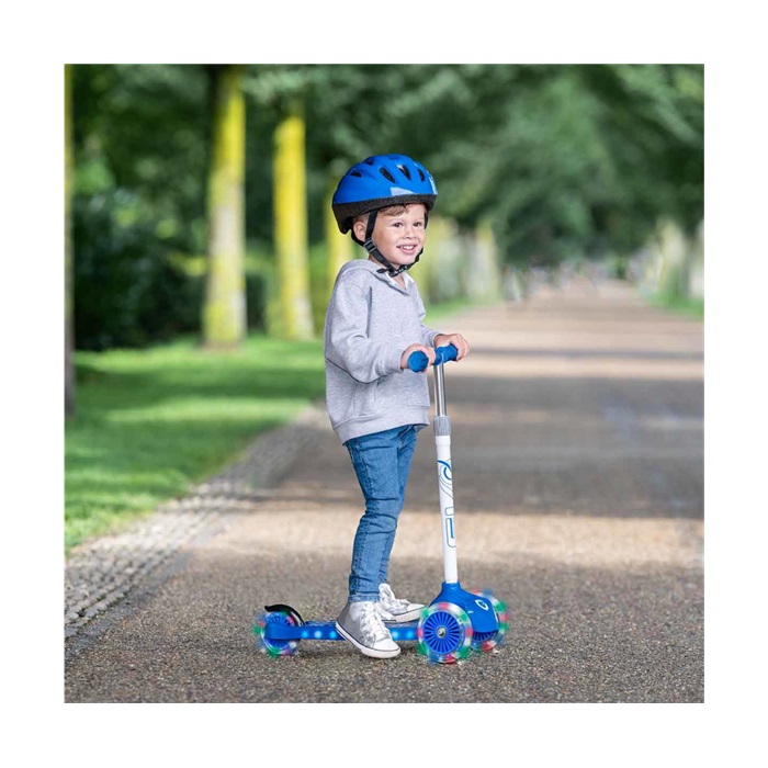 Evo 3 Tekerlekli Move'n Groove Işıklı Mavi Scooter