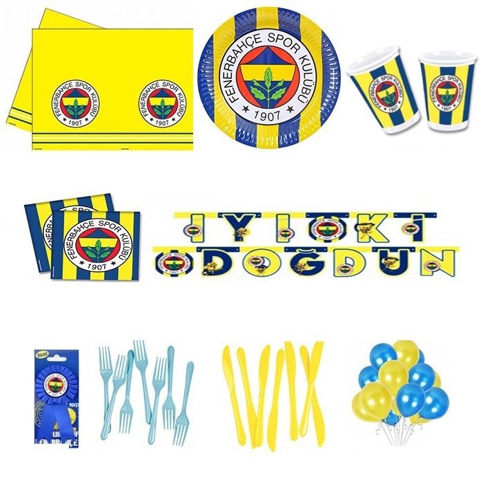 Fenerbahçe Doğum Günü Parti Seti 16 Kişilik