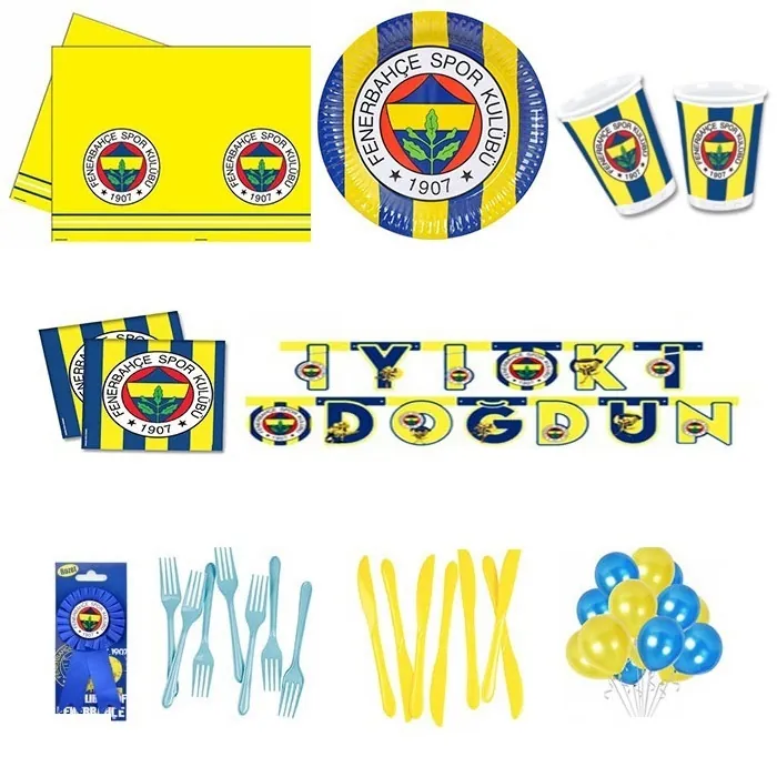 Fenerbahçe Doğum Günü Parti Seti 16 Kişilik