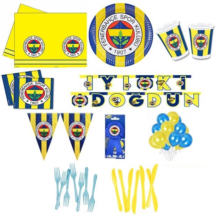 Fenerbahçe Doğum Günü Parti Seti 24 Kişilik