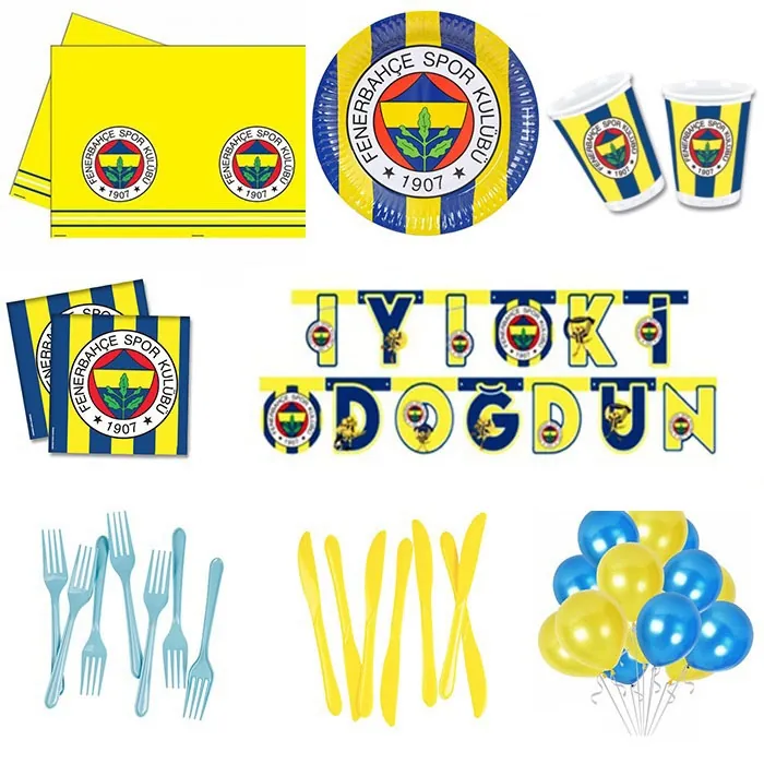 Fenerbahçe Doğum Günü Parti Seti 8 Kişilik