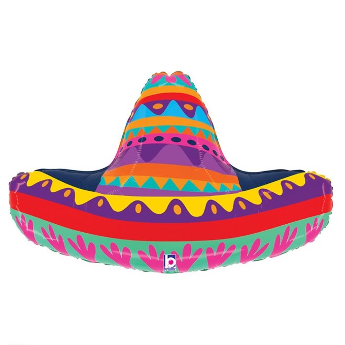 Festive Sombrero Grabo Folyo Balon