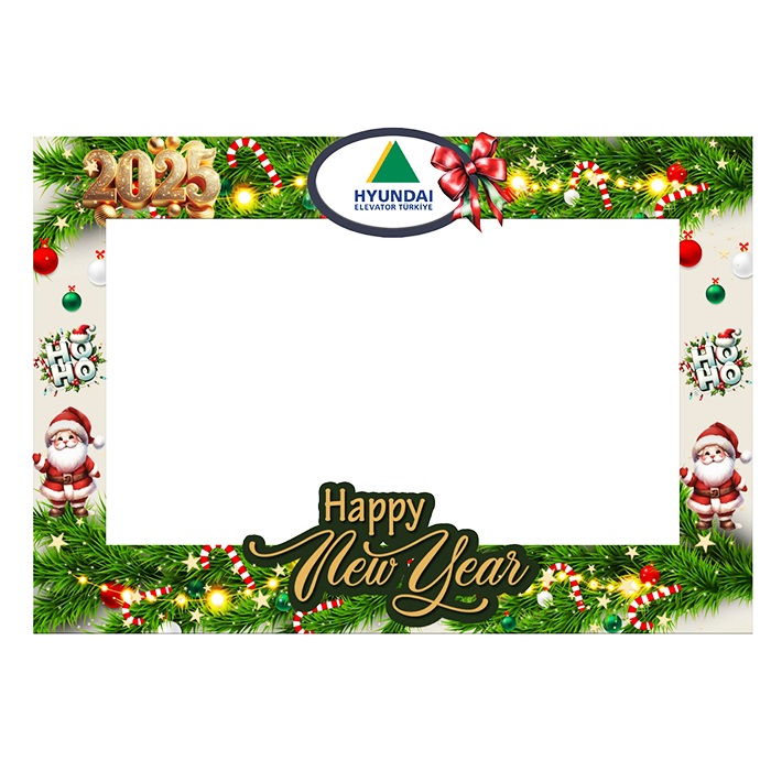 Firmalara Özel Yeni Yıl Fotoğraf Çerçevesi