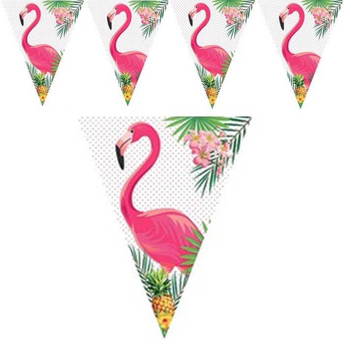 Flamingo Temalı Bayrak