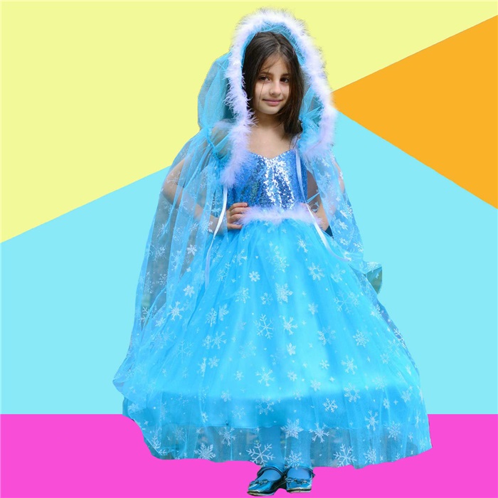 Frozen Buz Işıltısı Karlar Ülkesi Kostüm