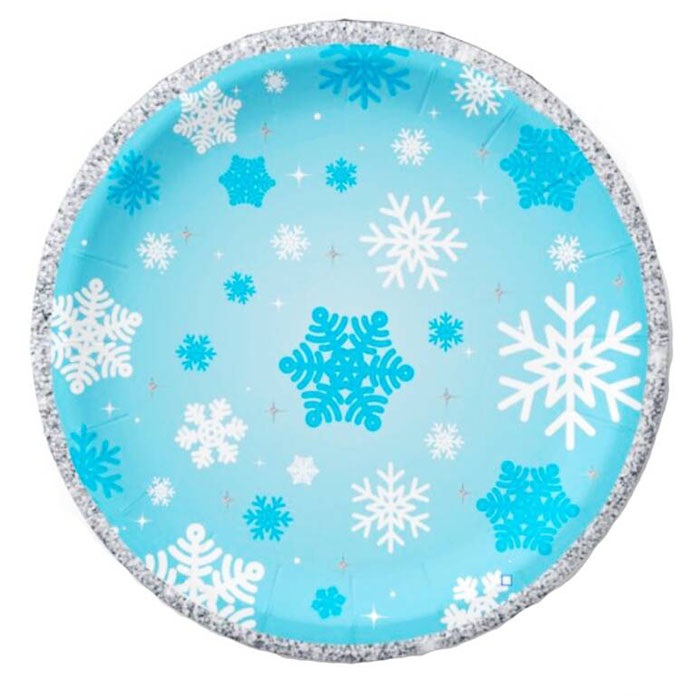 Kar Tanesi Karton Tabak