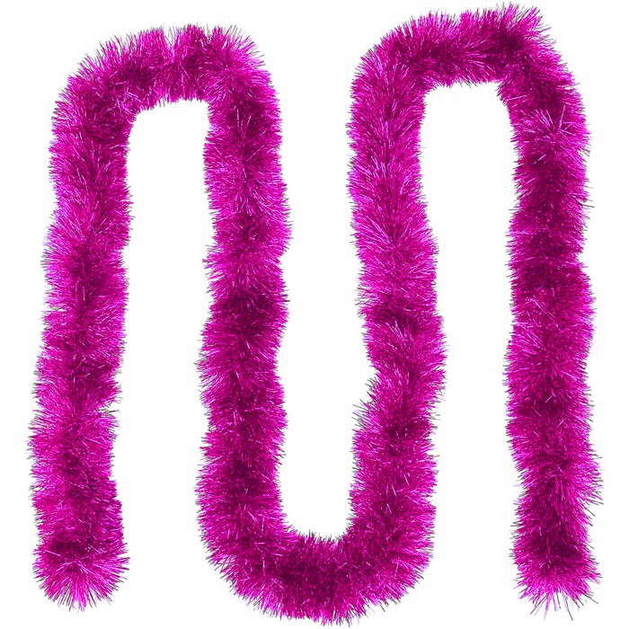 Fuşya Kirpi Fırfır Süs Lüks