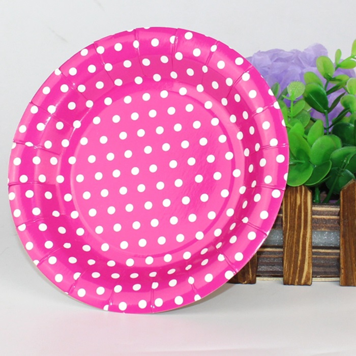 Fuşya Puanlı Tabak