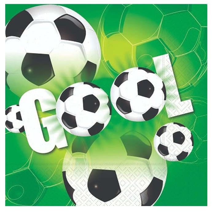 Amscan Futbol Sahası Kağıt Peçete