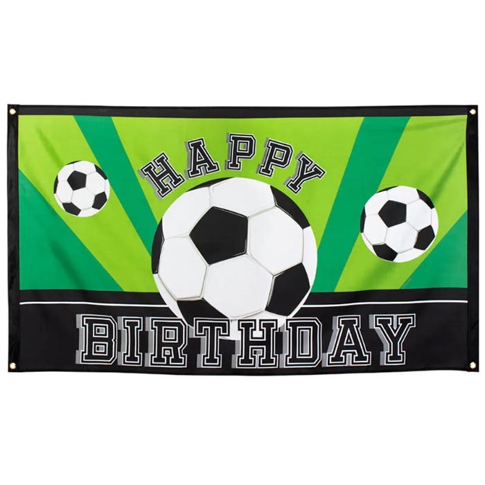 Futbol Temalı Happy Birthday Afiş
