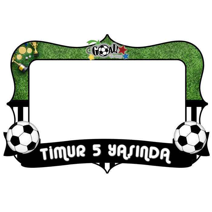 Futbol Temalı Kişiye Özel Çerçeve