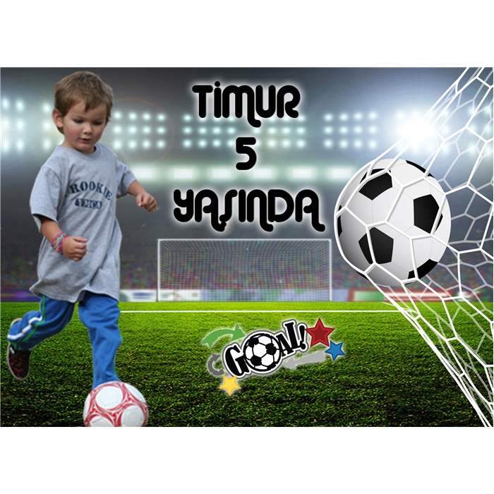Futbol Temalı Kişiye Özel Duvar Panosu