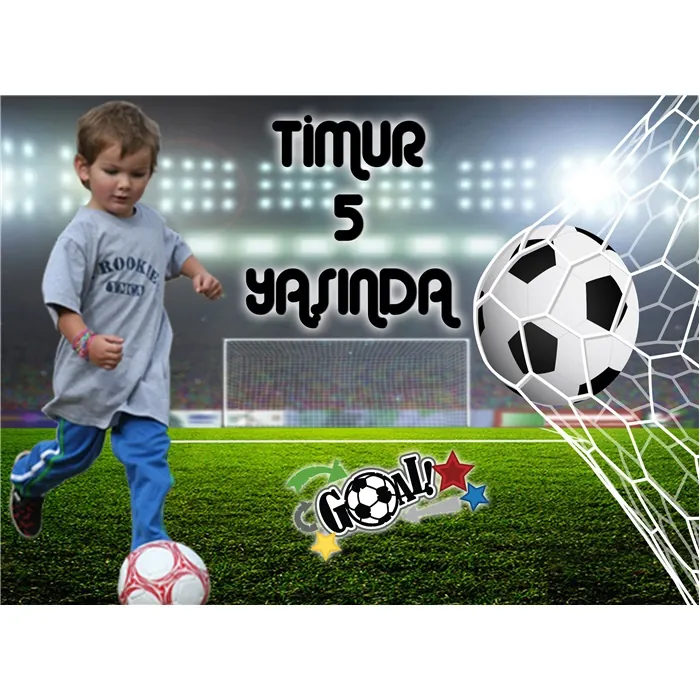 Futbol Temalı Kişiye Özel Duvar Panosu