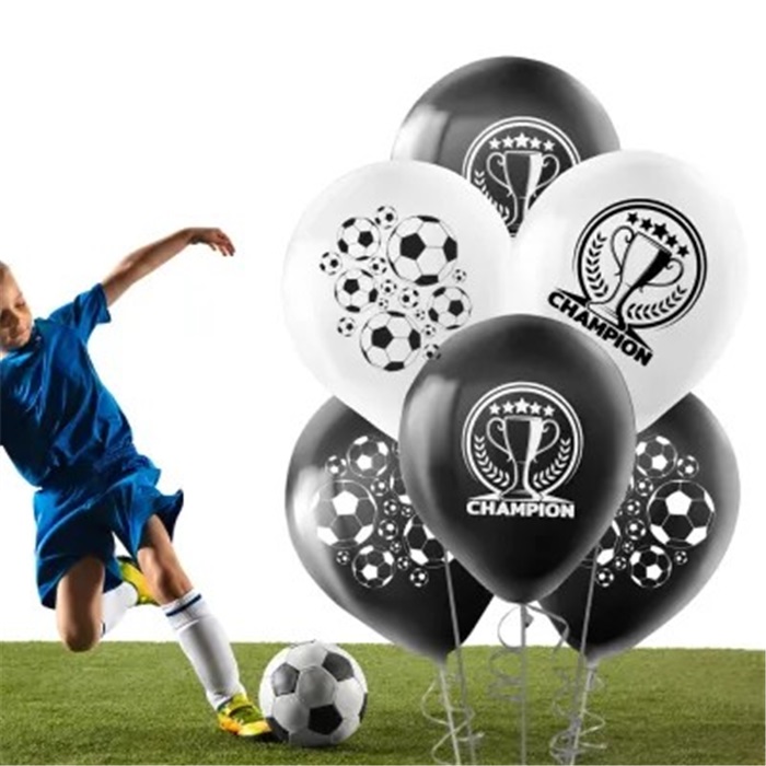 Futbol Topu Baskılı Lateks Balon