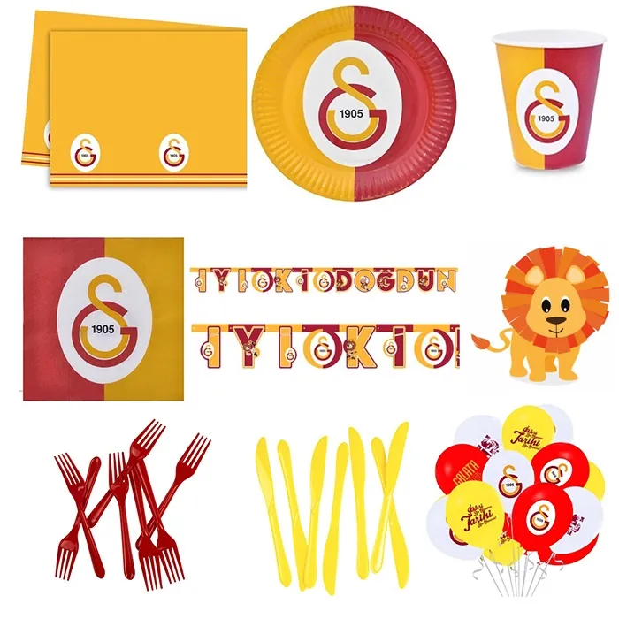 Galatasaray Doğum Günü Parti Seti 8 Kişilik
