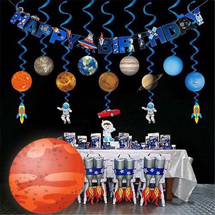 Gezegen Dekoratif Ayaklı Pano Süs