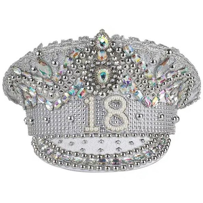 Ginger Ray 18 Yaş Parıltılı Parti Şapkası