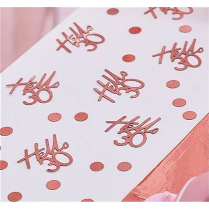 Ginger Ray 30 Yaş Konsept Masa Konfetisi