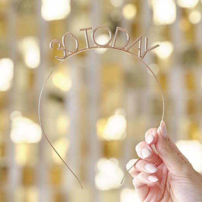 Ginger Ray 30 Yaş Konsept Parti Tacı