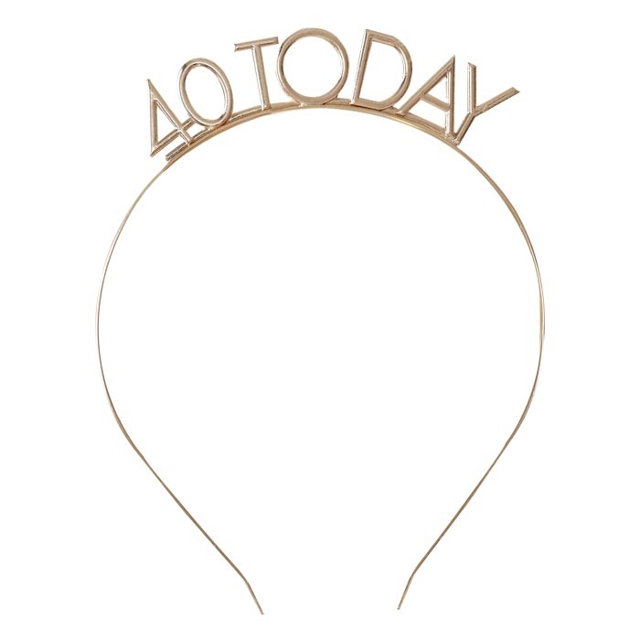 Ginger Ray 40 Yaş Konsept Parti Tacı