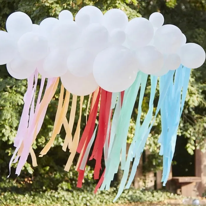 Ginger Ray Bulut Ve Gökkuşağı Zincir Balon Garland Set