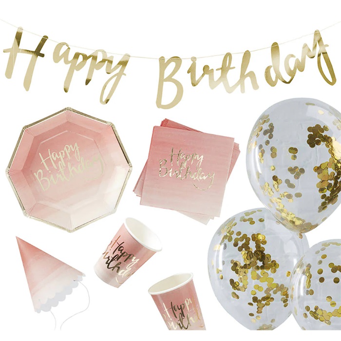 Ginger Ray Gold Parti Seti