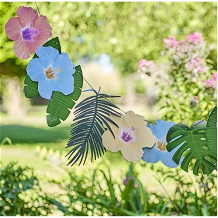 Ginger Ray Havai Çiçekli Asma Süs